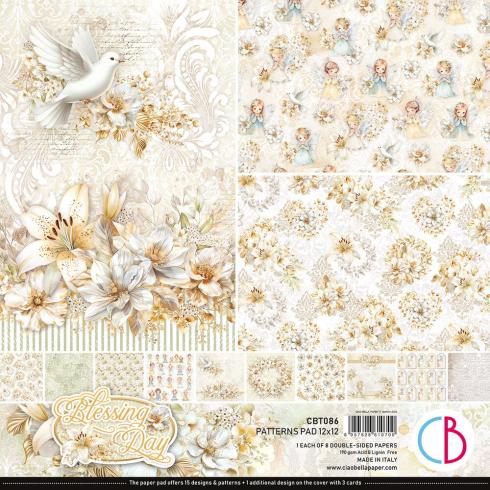 Ciao Bella - Designpapier "Blessing Day" Patterns Paper Pack 12x12 Inch - 8 Bogen