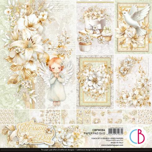 Ciao Bella - Designpapier "Blessing Day" Paper Pack 12x12 Inch - 12 Bogen