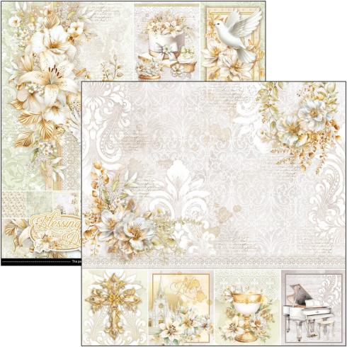 Ciao Bella - Designpapier "Blessing Day" Paper Pack 12x12 Inch - 12 Bogen