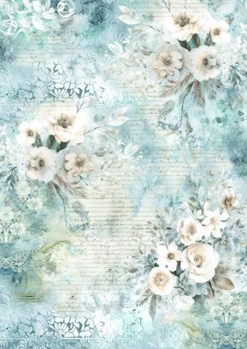 Ciao Bella - Seidenpapier - Decopatch Papier "Reverie" Tissue Paper A4 - 6 Bogen