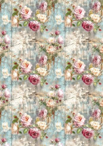Ciao Bella - Seidenpapier - Decopatch Papier "My Secret Garden" Tissue Paper A4 - 6 Bogen