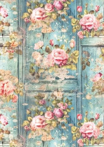 Ciao Bella - Seidenpapier - Decopatch Papier "My Secret Garden" Tissue Paper A4 - 6 Bogen