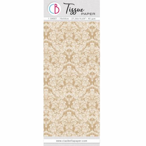 Ciao Bella - Seidenpapier - Decopatch Papier "Royal Hall" Tissue Paper 70x50cm - 1 Bogen