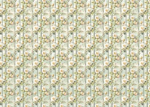 Ciao Bella - Seidenpapier - Decopatch Papier "Eden" Tissue Paper 70x50cm - 1 Bogen