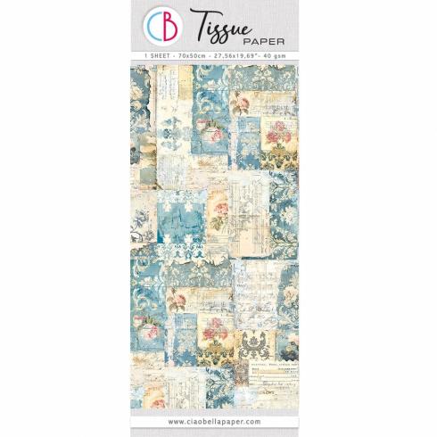 Ciao Bella - Seidenpapier - Decopatch Papier "Art Gallery" Tissue Paper 70x50cm - 1 Bogen