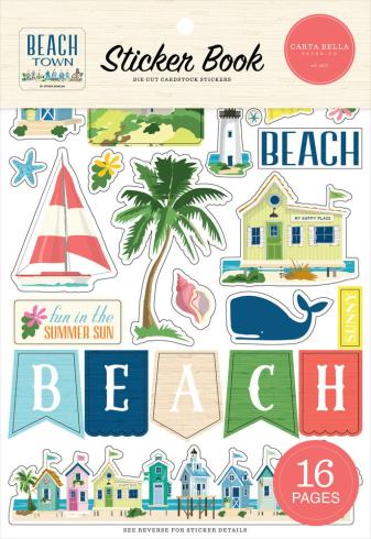 Carta Bella - Aufkleber "Beach Town" Sticker Book