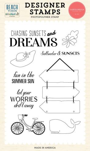 Carta Bella - Stempelset "Chasing Sunsets" Clear Stamps