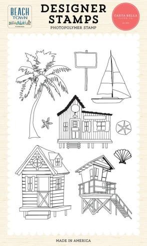 Carta Bella - Stempelset "Build Your Beach Front" Clear Stamps