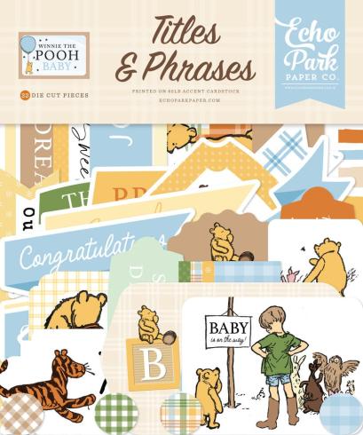 Echo Park - Stanzteile "Winnie The Pooh Baby" Titles & Phrases