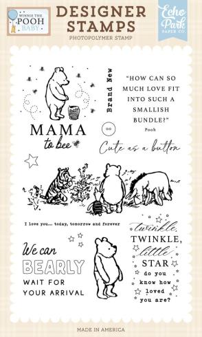Echo Park - Stempelset "Bearly Wait" Clear Stamps