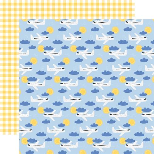 Echo Park - Designpapier "Born To Travel" Collection Kit 12x12 Inch - 12 Bogen