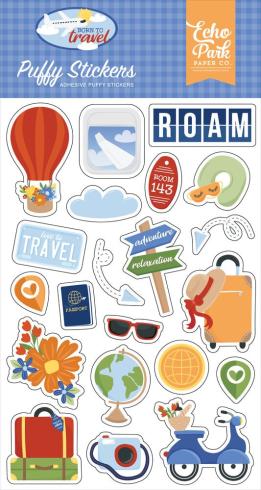 Echo Park - Aufkleber "Born To Travel" Stickers