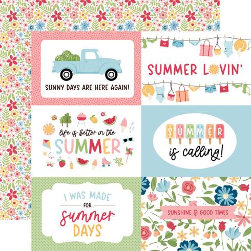 Echo Park - Designpapier "Have A Great Summer" Collection Kit 12x12 Inch - 12 Bogen