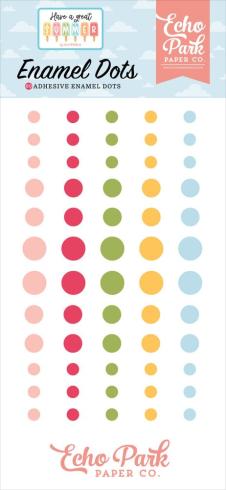 Echo Park - Enamel Dots "Have A Great Summer " 60 Stück