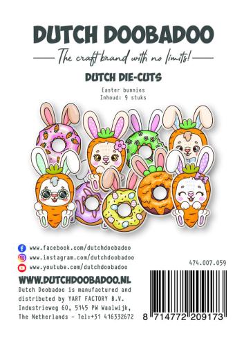 Dutch Doobadoo - Stanzteile "Easter Bunnies" Die Cuts