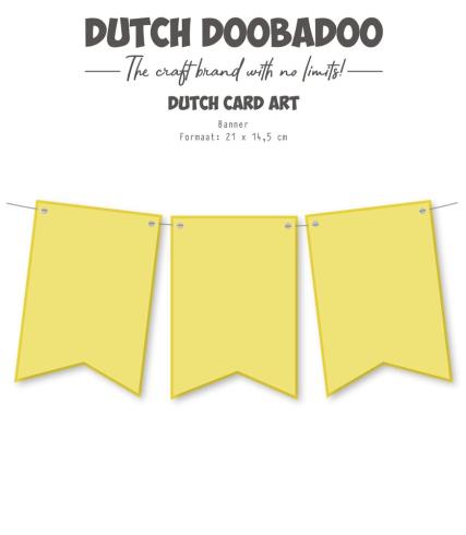 Dutch Doobadoo - Schablone A5 "Banner" Stencil - Dutch Card Art