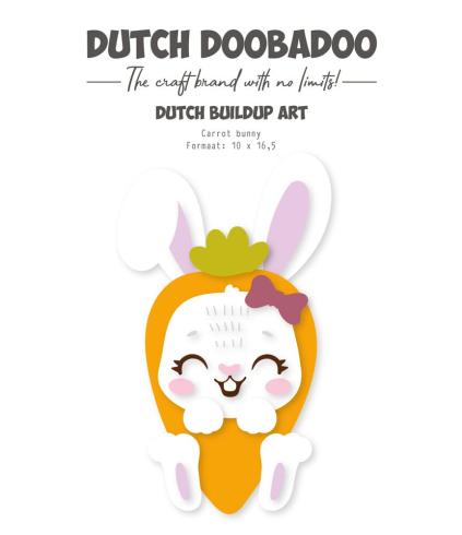 Dutch Doobadoo - Schablone A5 "Carrot Bunny" Stencil - Dutch Card Art Build Up 