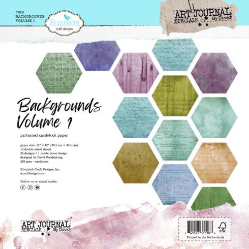 Elizabeth Craft Designs - Designpapier "Mr. & Mrs." Paper Pack 12x12 Inch - 12 Bogen