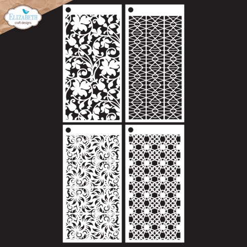 Elizabeth Craft Designs - Schablone "Journal 7" Stencil