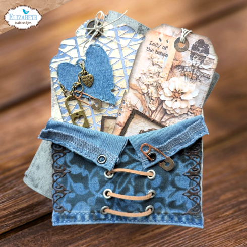 Elizabeth Craft Designs - Schablone "Journal 7" Stencil