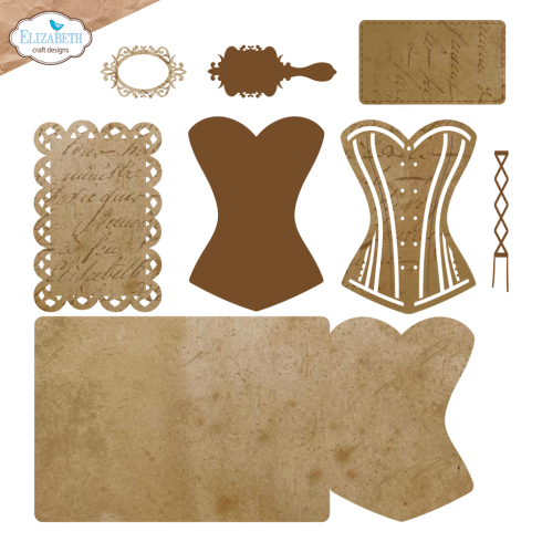 Elizabeth Craft Designs - Stanzschalone "Laced Up" Dies