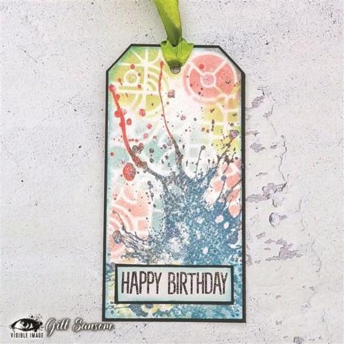 Visible Image - Stempel 4x6 Inch "Fluid Background" Clear Stamps