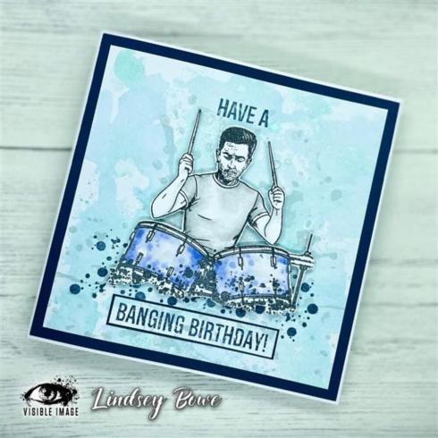 Visible Image - Stempel 4x6 Inch "Fluid Background" Clear Stamps