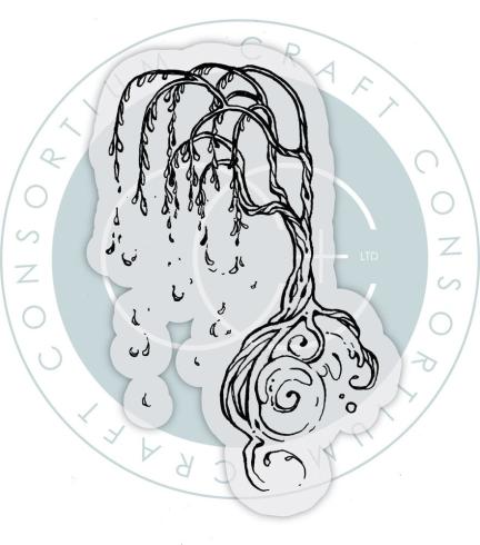 Craft Consortium - Stempel "Willow" Clear Stamps