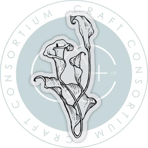 Craft Consortium - Stempel "Arumlillies" Clear Stamps