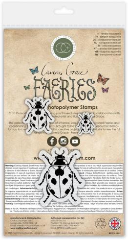 Craft Consortium - Stempelset "Ladybird" Clear Stamps