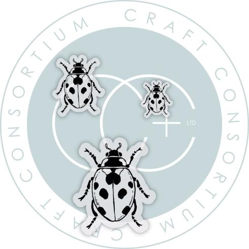 Craft Consortium - Stempelset "Ladybird" Clear Stamps