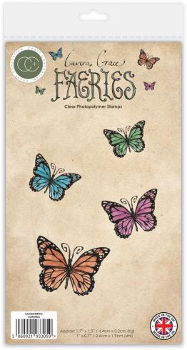 Craft Consortium - Stempelset "Butterflies" Clear Stamps
