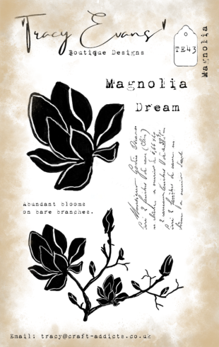 Tracy Evans - Stempelset "Magnolia" Clear Stamps