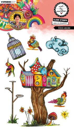 Art By Marlene - Stempelset "A Bird Mansion" Clear Stamps