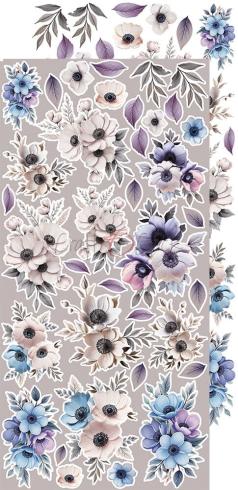 Craft OClock - Ausschneidebogen "It's My Party" Extra Set Flowers & More - 18 Bogen