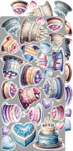 Craft OClock - Ausschneidebogen "It's My Party" Extra Set Party - 18 Bogen