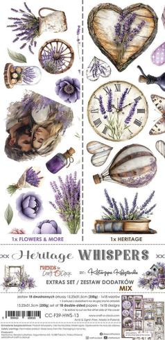 Craft OClock - Ausschneidebogen "Heritage Whispers" Extra Set Mix - 18 Bogen