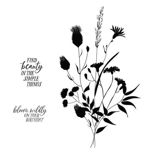 Spellbinders - Buchdrucktechnik "Bloom Wildly" BetterPress Plate