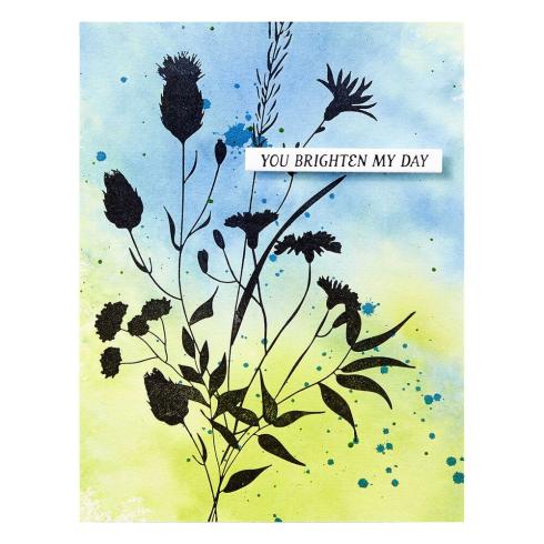 Spellbinders - Buchdrucktechnik "Bloom Wildly" BetterPress Plate