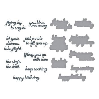 Spellbinders - Press Plate & Dies "Soaring Sentiments"