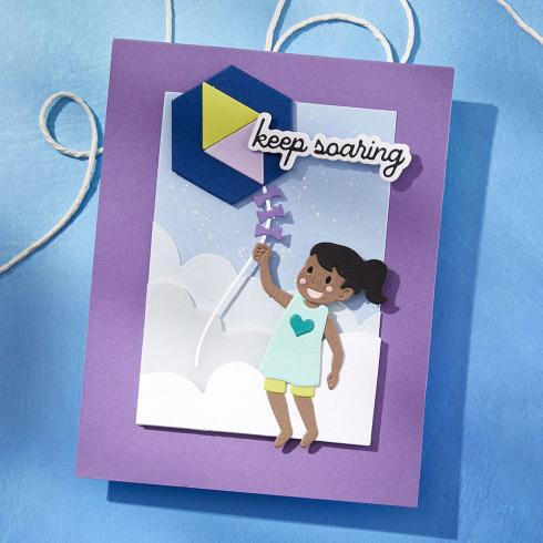 Spellbinders - Press Plate & Dies "Soaring Sentiments"