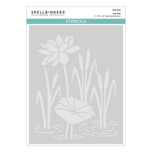 Spellbinders - Schablone "Lily Pad" Stencil