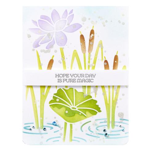 Spellbinders - Schablone "Lily Pad" Stencil
