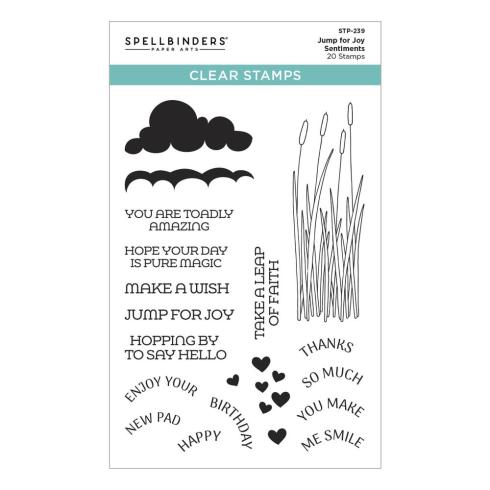 Spellbinders - Stempelset "Jump for Joy Sentiments" Clear Stamps