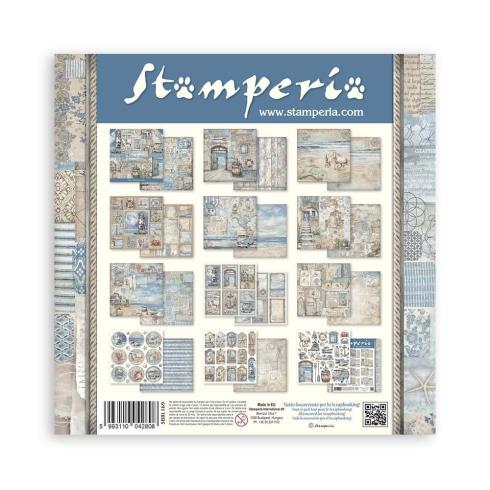 Stamperia - Designpapier "Silent Sea" Paper Pack 12x12 Inch - 10 Bogen