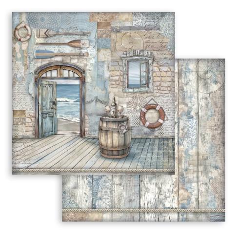 Stamperia - Designpapier "Silent Sea" Paper Pack 12x12 Inch - 10 Bogen