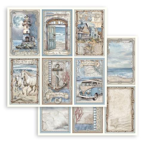 Stamperia - Designpapier "6 Cards" Paper Sheets 12x12 Inch - 10 Bogen