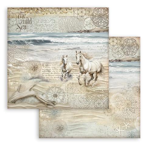 Stamperia - Designpapier "Horses" Paper Sheets 12x12 Inch - 10 Bogen