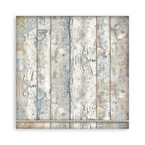 Stamperia - Designpapier "Silent Sea" Paper Pack 8x8 Inch - 10 Bogen