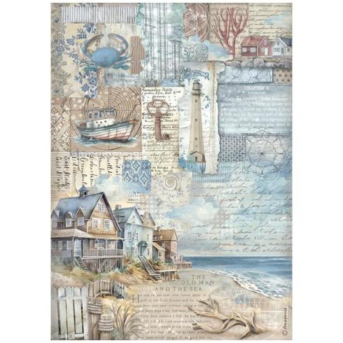 Stamperia - Decopatch Papier "Landscape" Decoupage A4 - 6 Bogen  